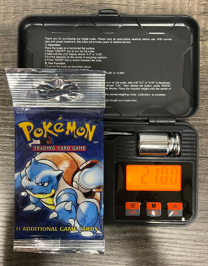 Pokemon Base Set Blastoise Booster Pack 21.00g