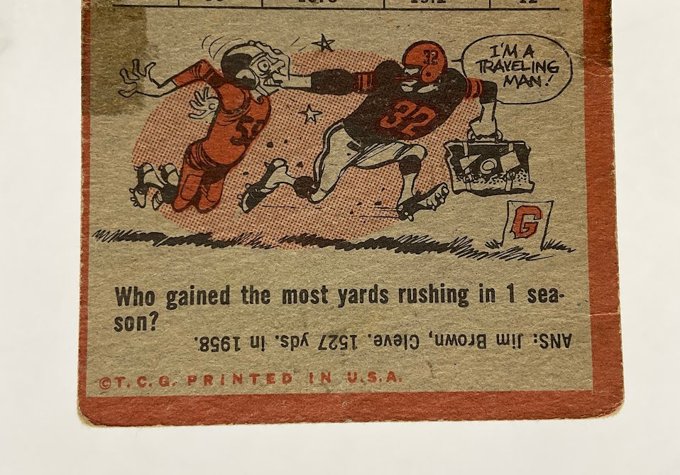 Mike Ditka 1962 Topps RC #17 Chicago Bears PR
