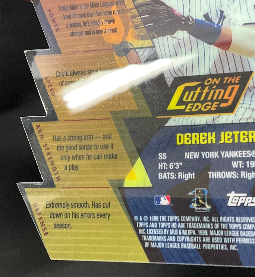 Derek Jeter 1999 Topps HD On the Cutting Edge Die-Cut #CE7