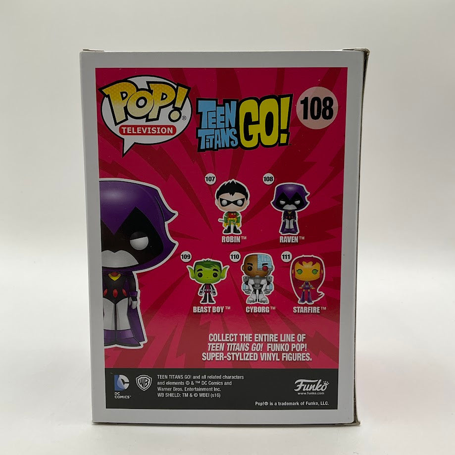 Raven (Grey) Funko Pop! Teen Titans Go! #108 Toys R Us - Collector Store LLC