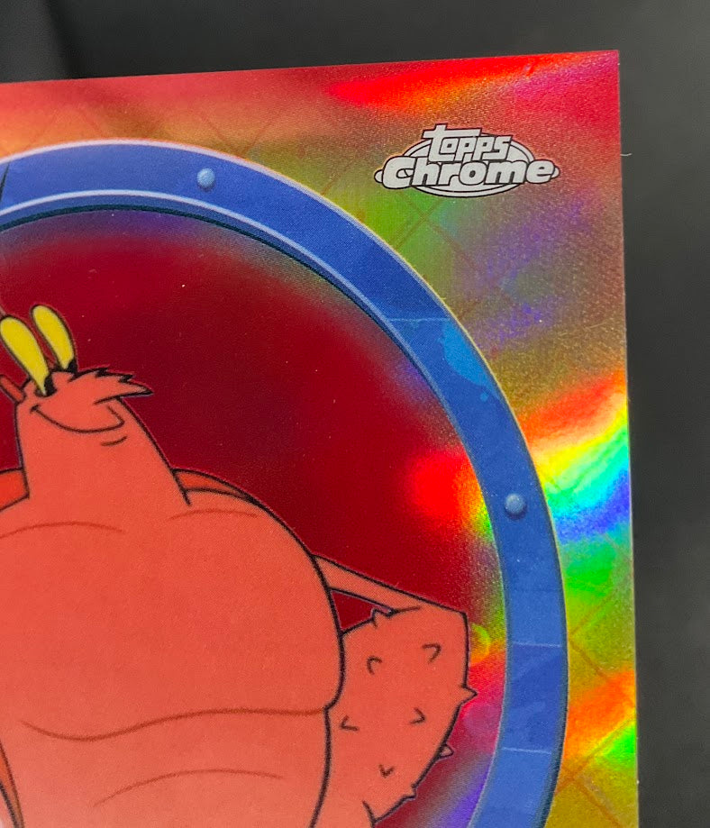 Doug Lawrence Larry the Lobster 2025 Topps Chrome Spongebob Auto 2/5
