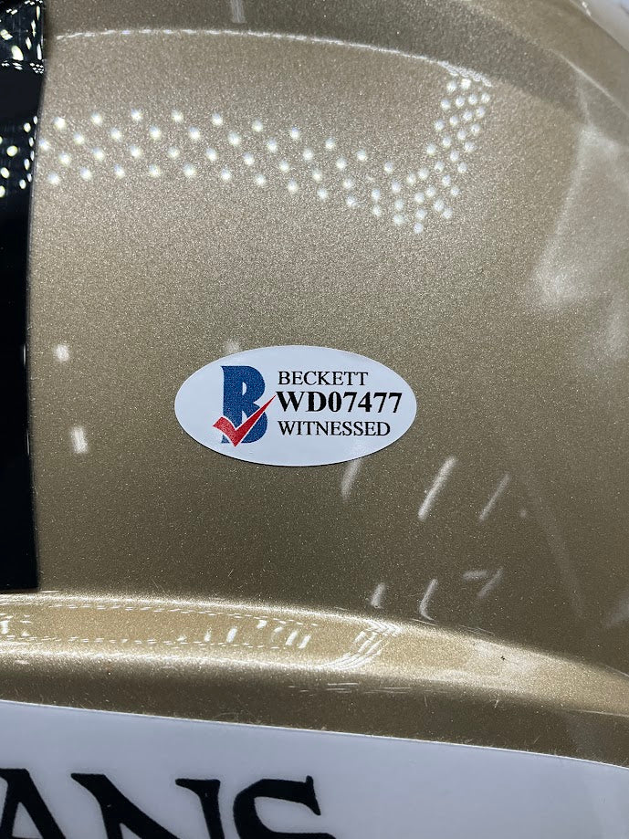 Alvin Kamara Signed New Orleans Saints Helmet - Collector Store LLC