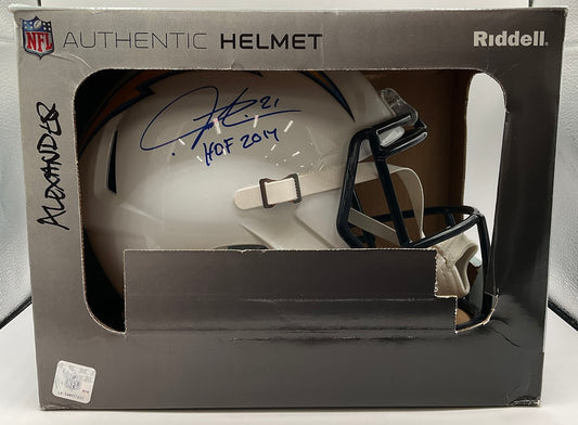 LaDainian Tomlinson Signed Los Angeles Chargers Helmet - Collector Store LLC