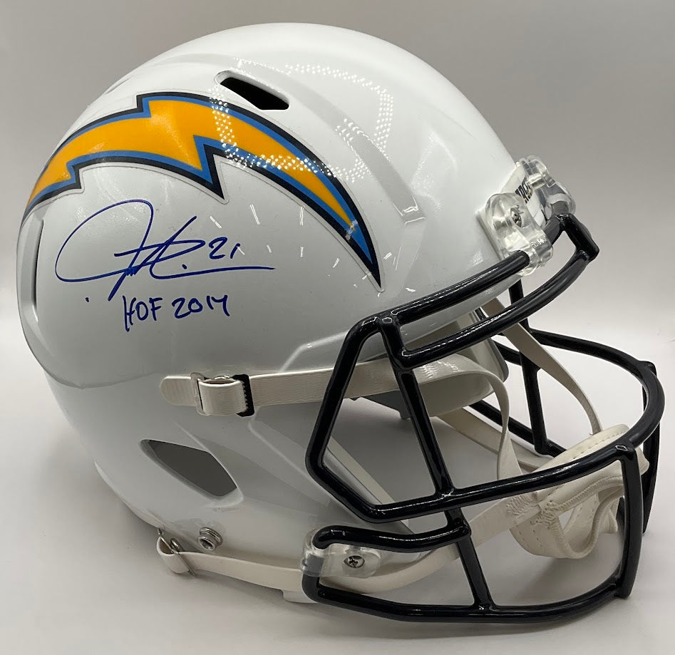 LaDainian Tomlinson Signed Los Angeles Chargers Helmet - Collector Store LLC