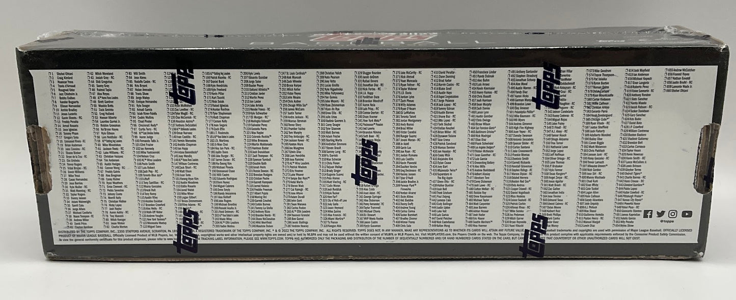 2022 Topps 582 Montgomery Club Factory Set - Collector Store LLC