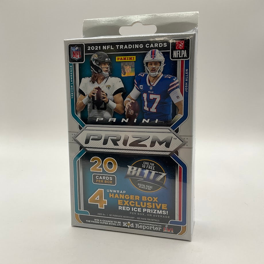 2021 Panini Prizm Football Hanger (Red Ice) - Collector Store LLC