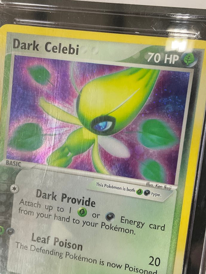Dark Celebi Pokemon EX Hidden Legends Holo #4 CGC 6