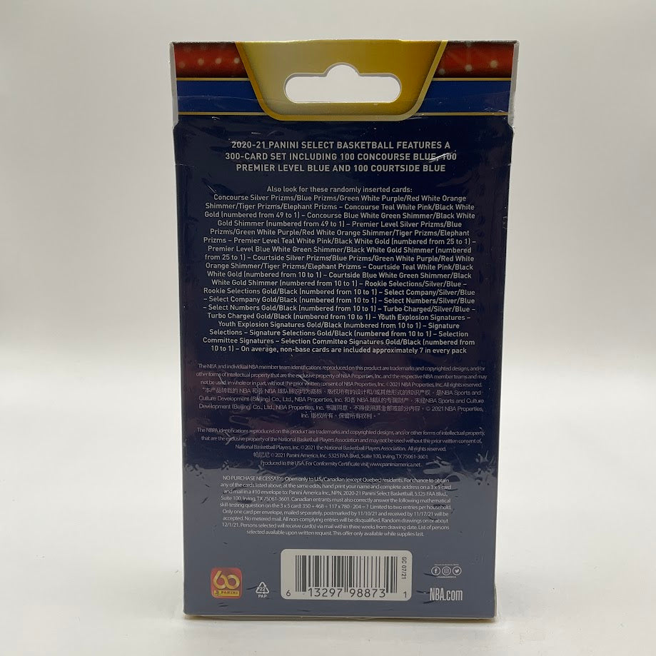 2020-21 Panini Select Basketball Hanger Box - Collector Store LLC