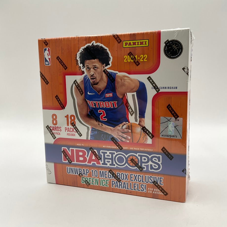 2021-22 Panini Hoops Basketball Mega Box (Green Ice) - Collector Store LLC