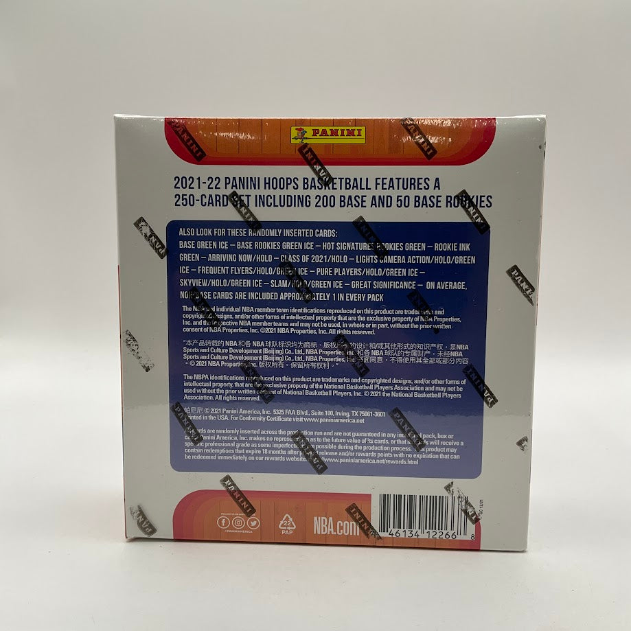 2021-22 Panini Hoops Basketball Mega Box (Green Ice) - Collector Store LLC