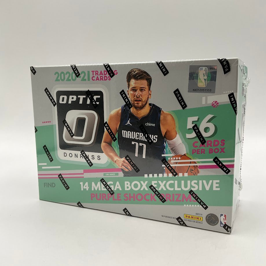 2020-21 Panini Donruss Optic Basketball Mega Box (Purple Shock Parallels) - Collector Store LLC