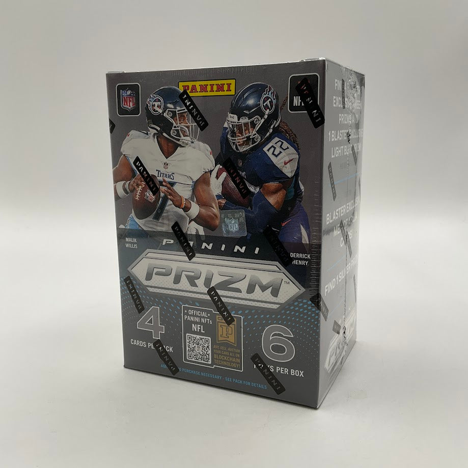 2022 Panini Prizm Football Blaster Box (Green and Light Blue Parallels) - Collector Store LLC