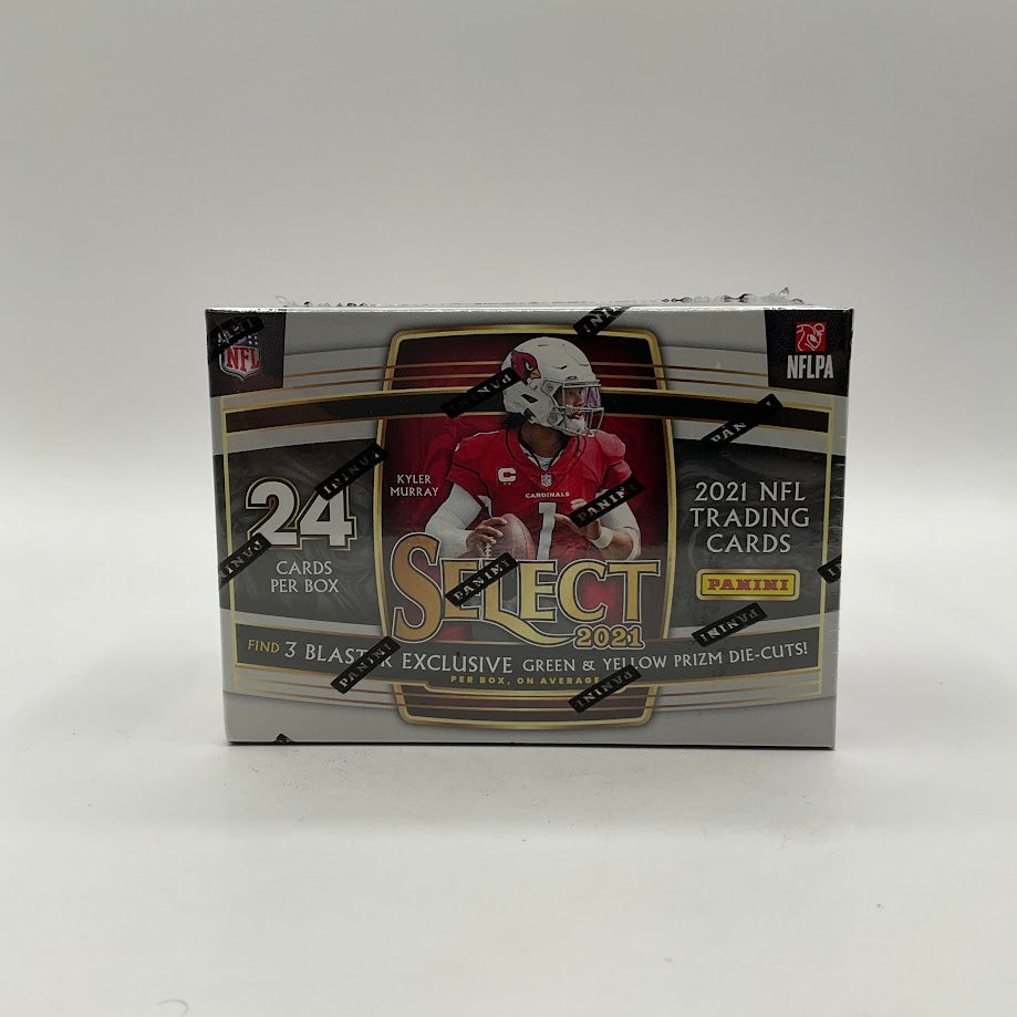 2021 Panini Select Football Blaster Box (Green & Yellow Prizms) - Collector Store LLC