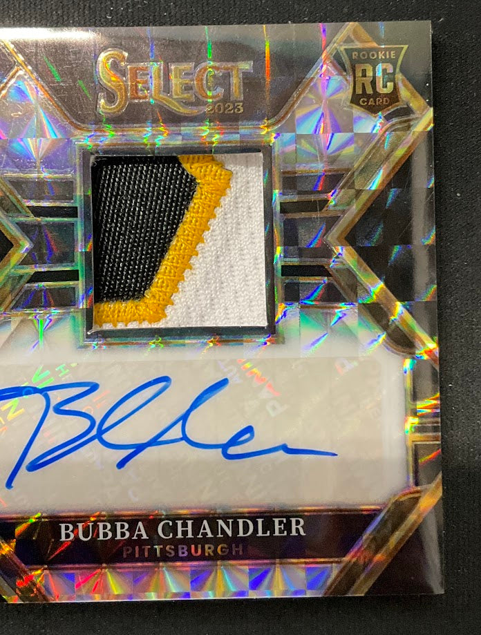 Bubba Chandler 2023 Panini Select Prizm Swatch RC Auto 1 of 1 - Collector Store LLC
