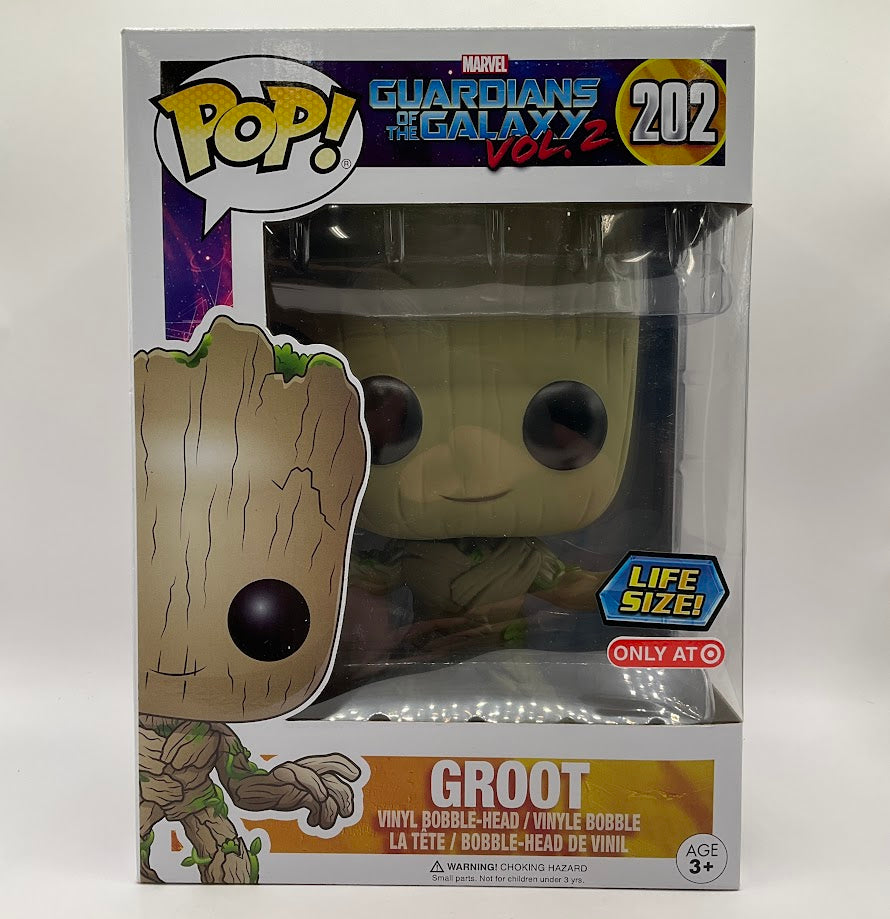 Groot Funko Pop! Guardians of the Galaxy Vol 2 #202 Life Size Target Exclusive - Collector Store LLC