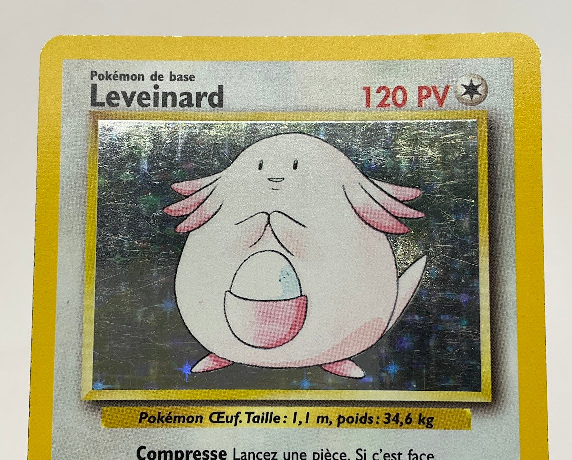 Chansey Pokemon Base Set Holo French #3 MP - Collector Store LLC