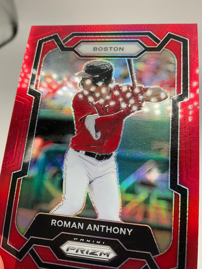 Roman Anthony 2024 Panini Prizm Red Prizm 087/299 #49