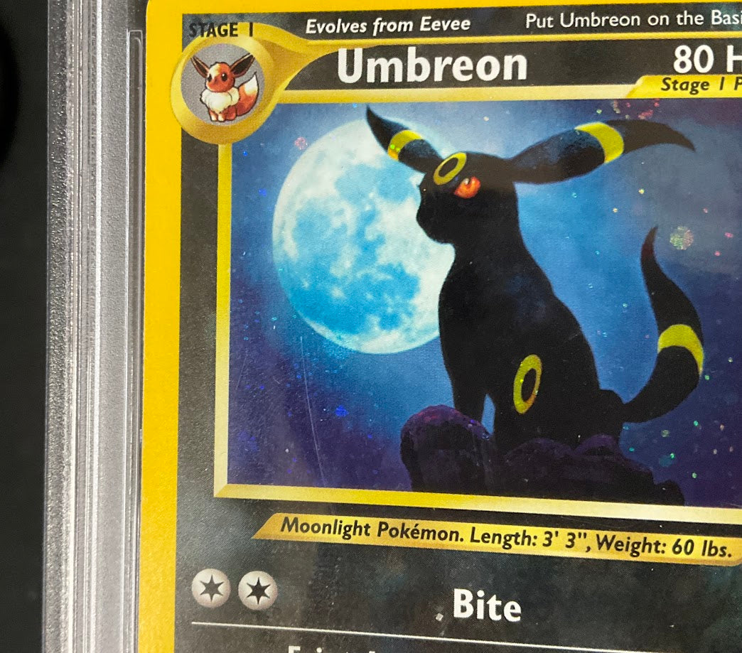Umbreon Pokemon Neo Discovery Holo #13 PSA 8