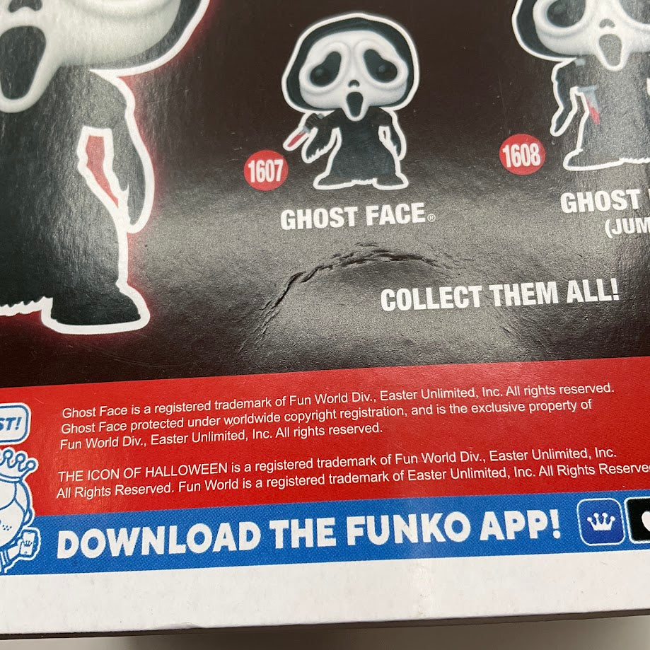 Ghost Face Funko Pop! Scream #1607 - Collector Store LLC