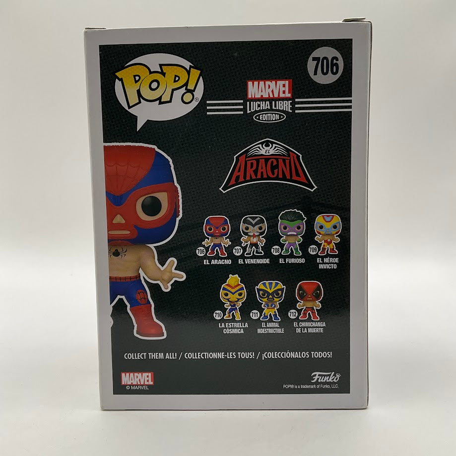 El Aracno Funko Pop! Marvel Lucha Libre Edition #706 - Collector Store LLC