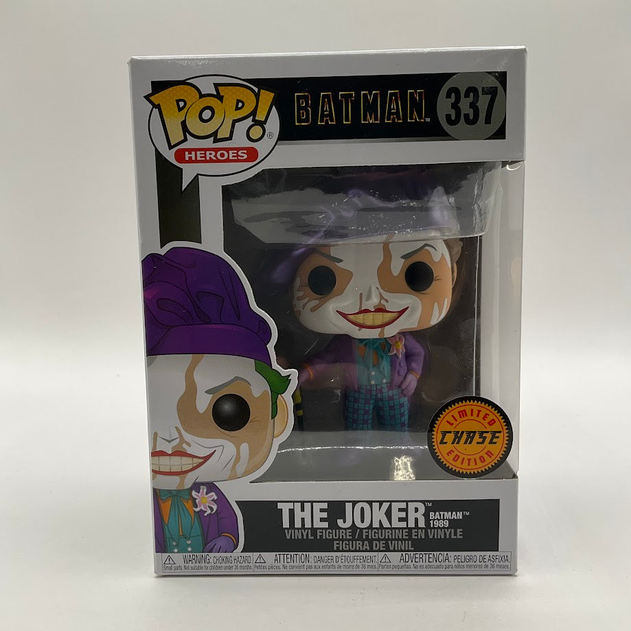 The Joker Batman 1989 Funko Pop! DC Heroes #337 Chase Limited Edition - Collector Store LLC