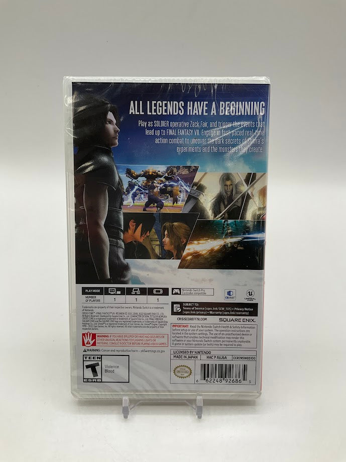 Crisis Core: Final Fantasy VII Reunion Nintendo Switch Sealed