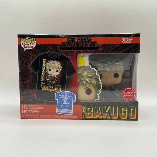 Katsuki Bakugo Funko Pop! & Tee Tokyo Ghoul GameStop Exclusive Size L