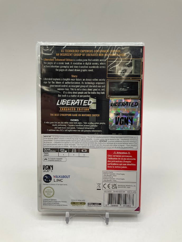 Liberated: Enhanced Edition Nintendo Switch Sealed #1