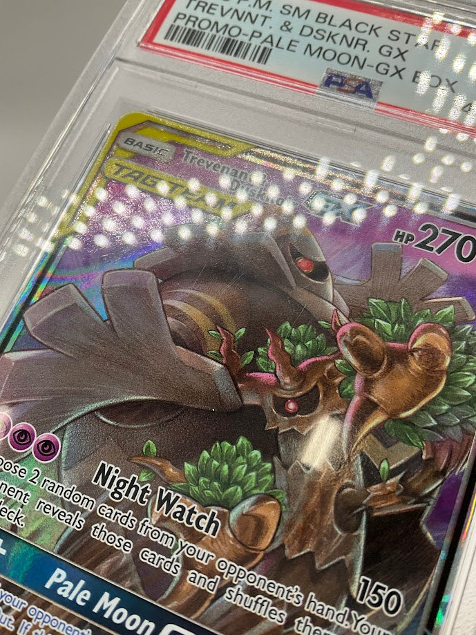 Trevenant & Dusknoir GX Pokemon Pale Moon GX Box Promo #SM217 PSA 10 #1