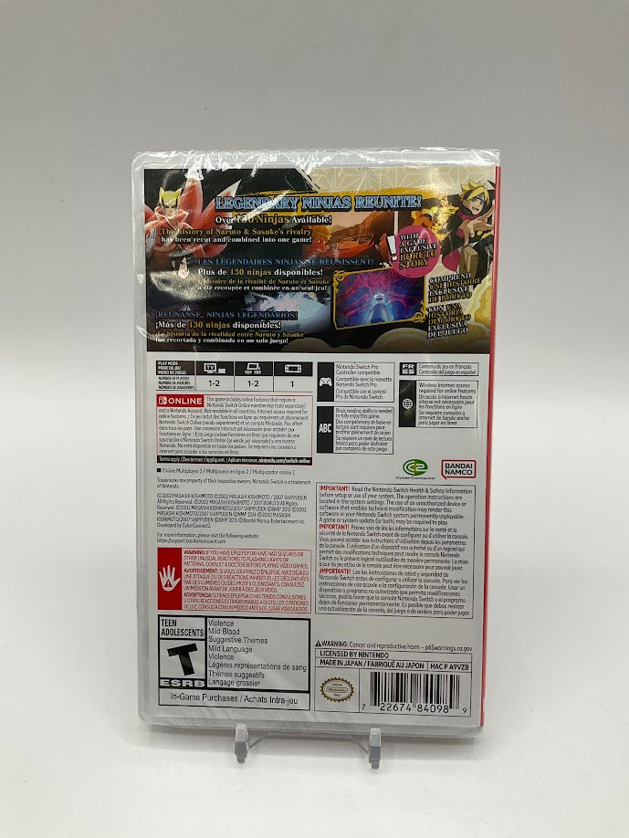 Naruto X Boruto Ultimate Ninja Storm Connections Nintendo Switch Sealed