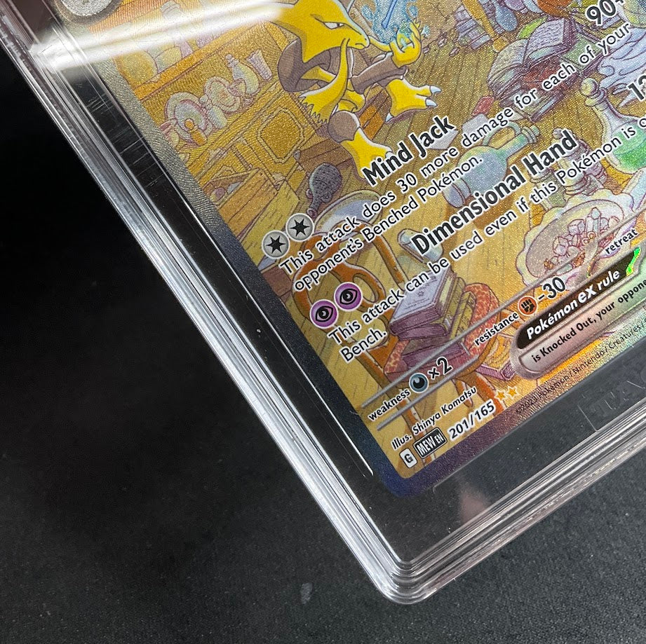 Alakazam ex Pokemon 151 Special Illustration Rare #201 TAG 10