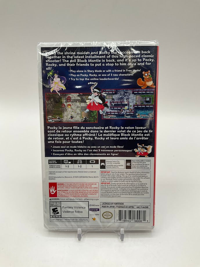 Pocky & Rocky Reshrined Nintendo Switch Sealed #2