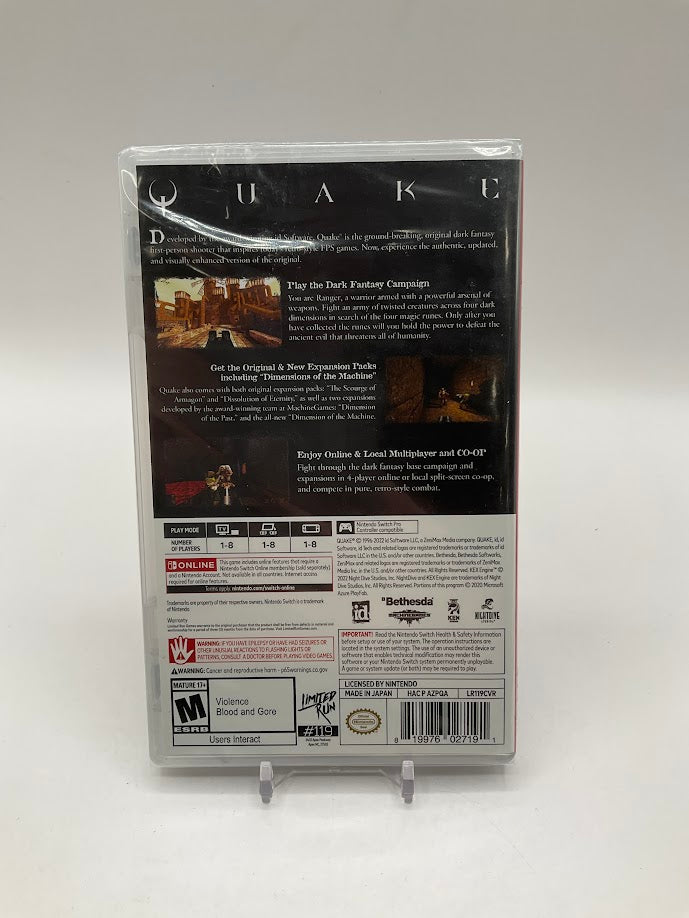 Quake Nintendo Switch Sealed
