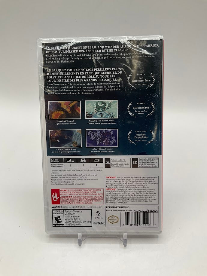 Sea Of Stars Nintendo Switch Sealed