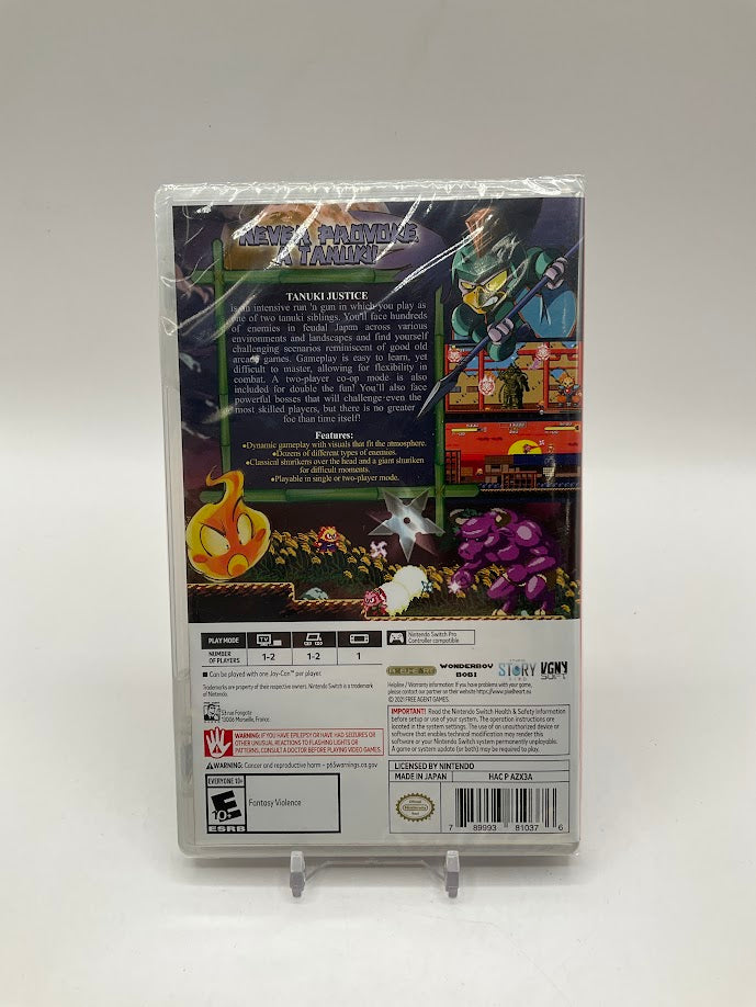 Tanuki Justice Nintendo Switch Sealed
