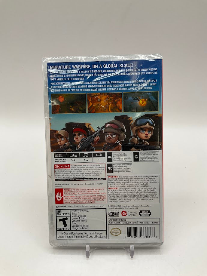 Tiny Troopers Global Ops Nintendo Switch Sealed