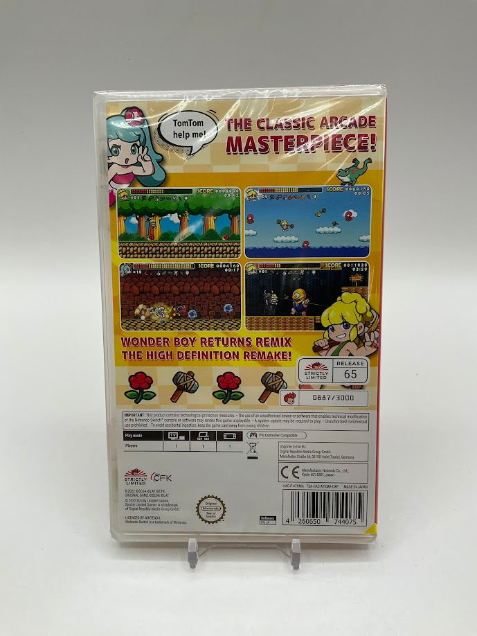 Wonder Boy Returns Remix PAL Nintendo Switch Sealed