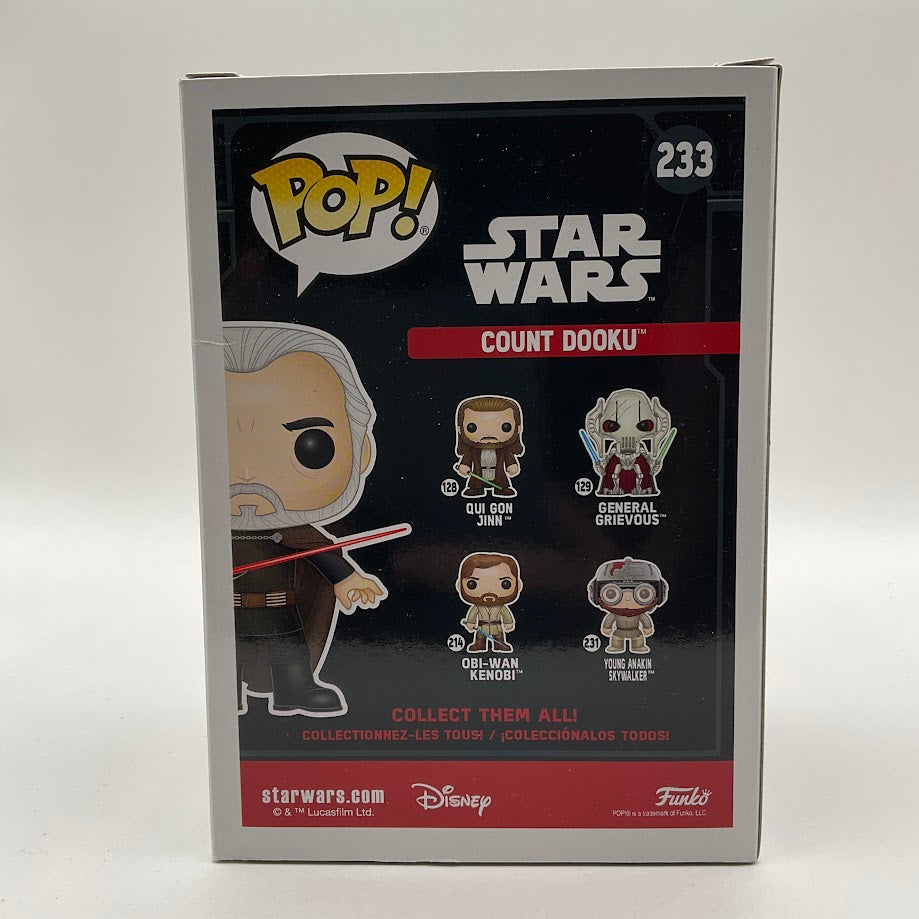 Count Dooku Funko Pop! Star Wars #233 Smuggler's Bounty