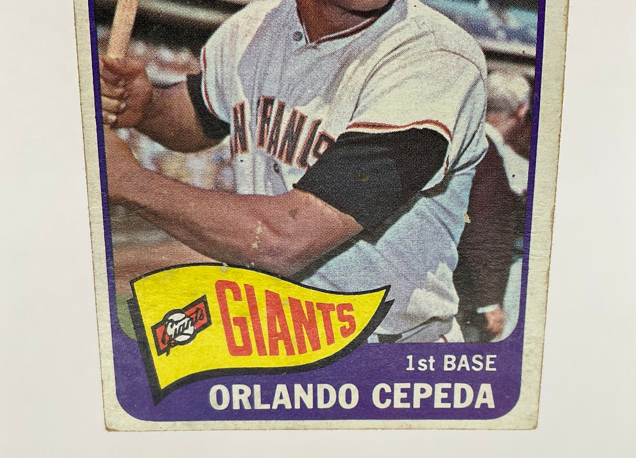 Orlando Cepeda 1965 Topps #360 San Francisco Giants VG #2