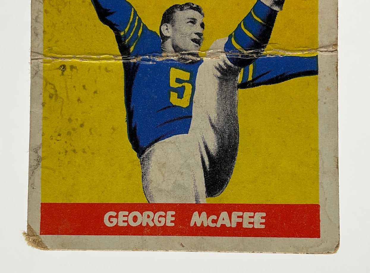George McAfee 1948 Leaf #19 Chicago Bears PR #2