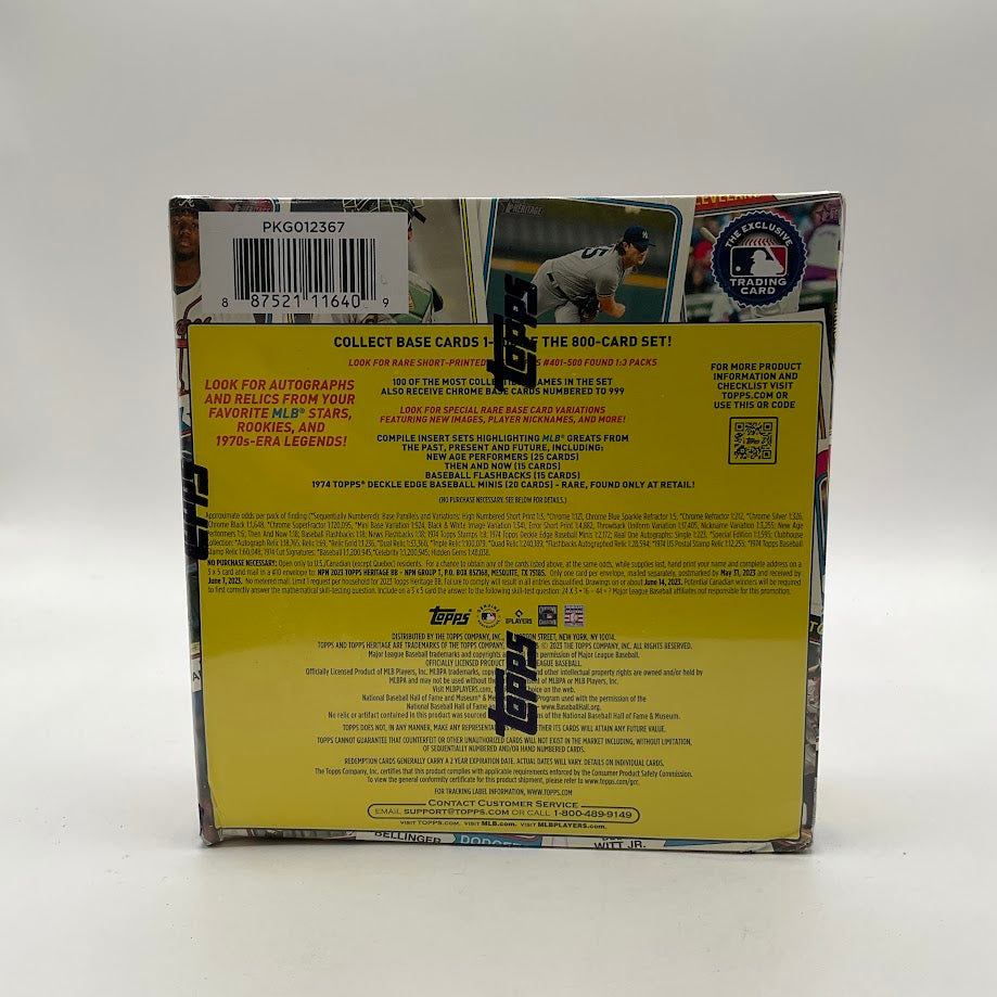 2023 Topps Heritage Baseball Mega Box (Blue Parallels)
