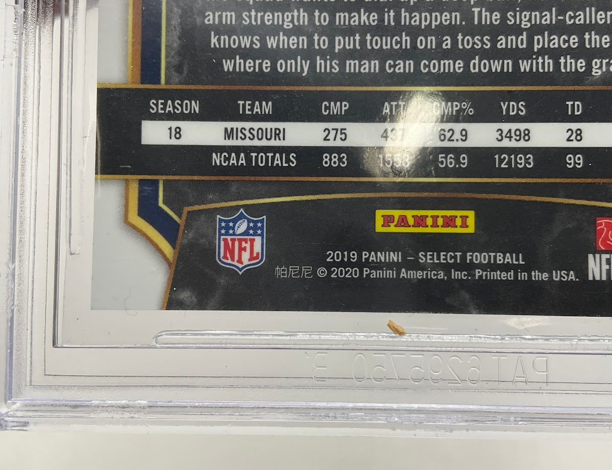 Drew Lock 2019 Panini Select Dragon Scale Prizm RC 45/88 #21 Beckett 9.5