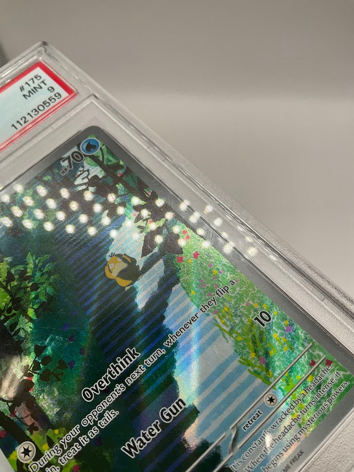 Psyduck Pokemon 151 Illustration Rare #175 PSA 9