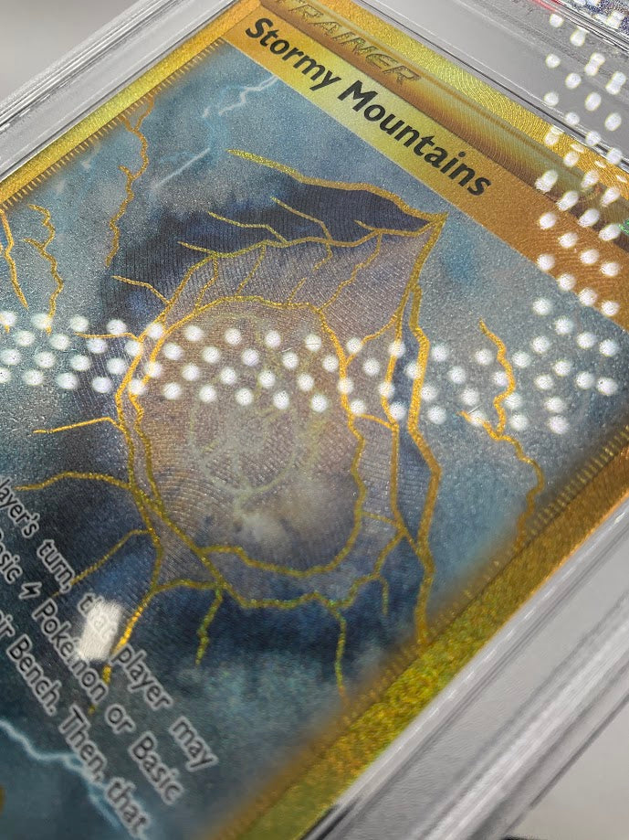 Stormy Mountains Pokemon Evolving Skies Secret Full Art #232 PSA 10