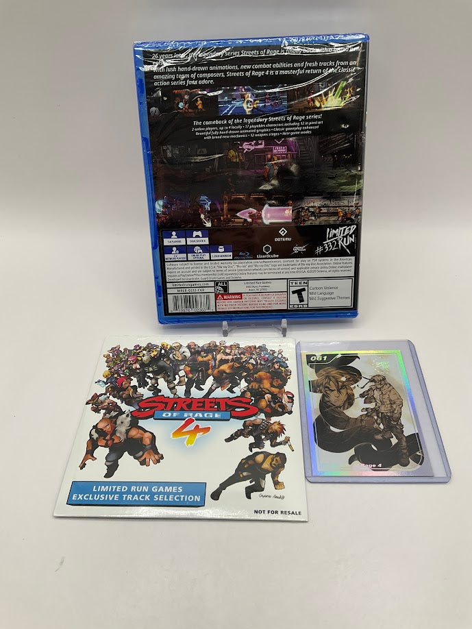 Bare Knuckle IV Playstation 4 Sealed
