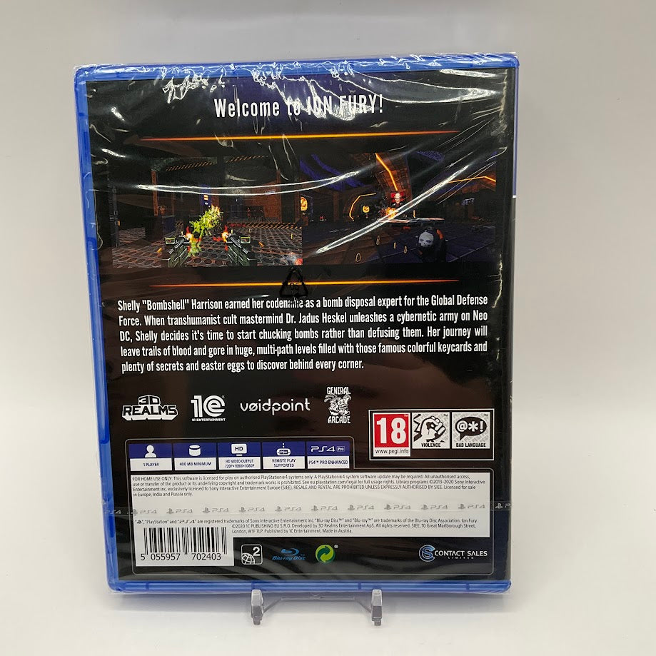 Ion Fury PAL Playstation 4 Sealed