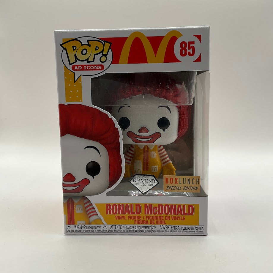 Ronald McDonald Funko Pop! Ad Icons #85 Diamond Collection Box Lunch