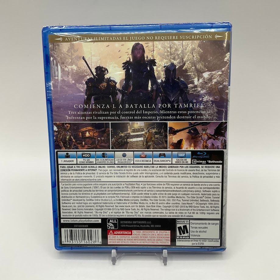 The Elder Scrolls Online: Tamriel Unlimited Playstation 4 Sealed