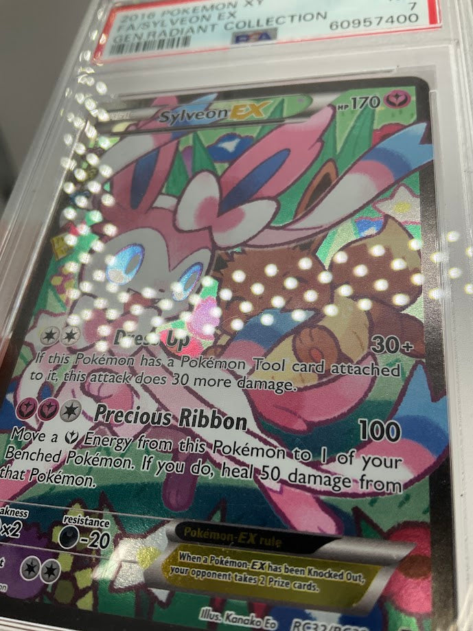 Sylveon ex Pokemon Generations Radiant Collection Full Art #RC32 PSA 7