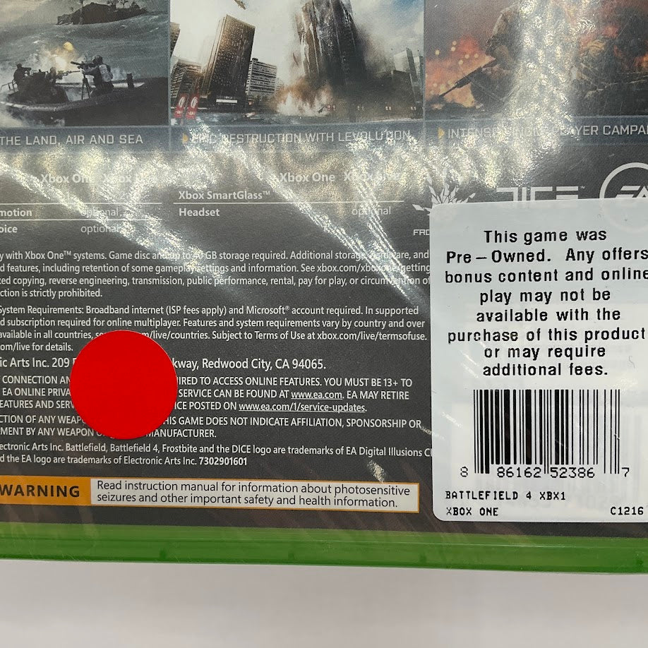 Battlefield 4 Xbox One Sealed